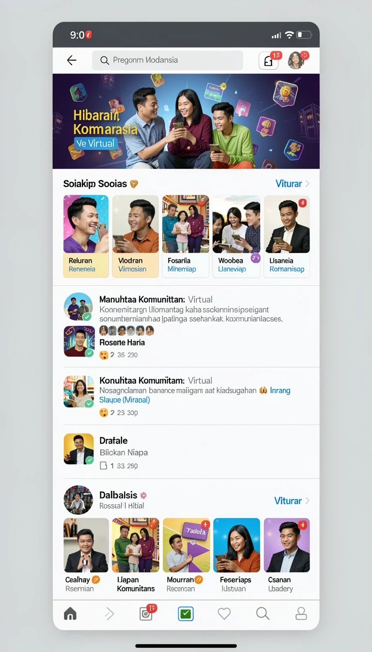 Tampilan utama aplikasi melody77 Versi Terbaru untuk Android Tanpa Ribet yang intuitif dan efisien.